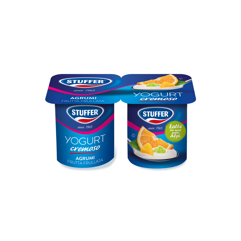 STUFFER YOGURT CREMOSO AGRUMI GR.125X2
