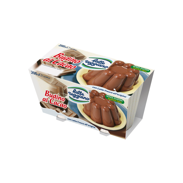 LATTE REGGIANO BUDINO AL CACAO GR.200