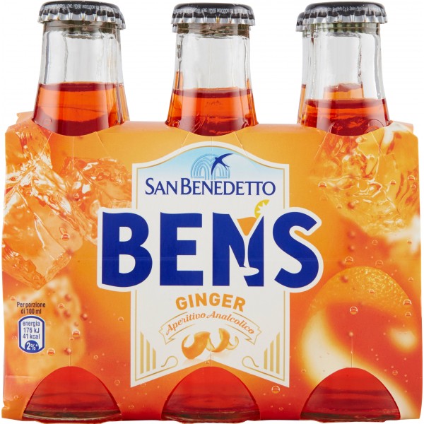 SAN BENEDETTO APERITIVO ANALCOLICO GINGER ML.100X6