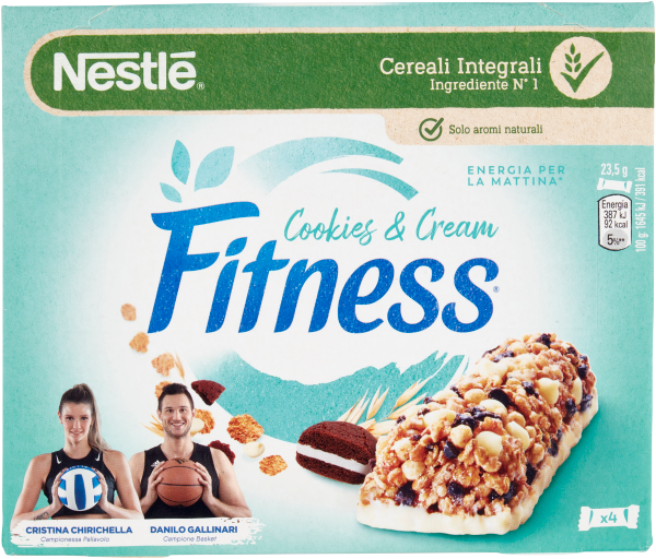 NESTLè FITNESS COOKIE & CREAM GR.94 X4
