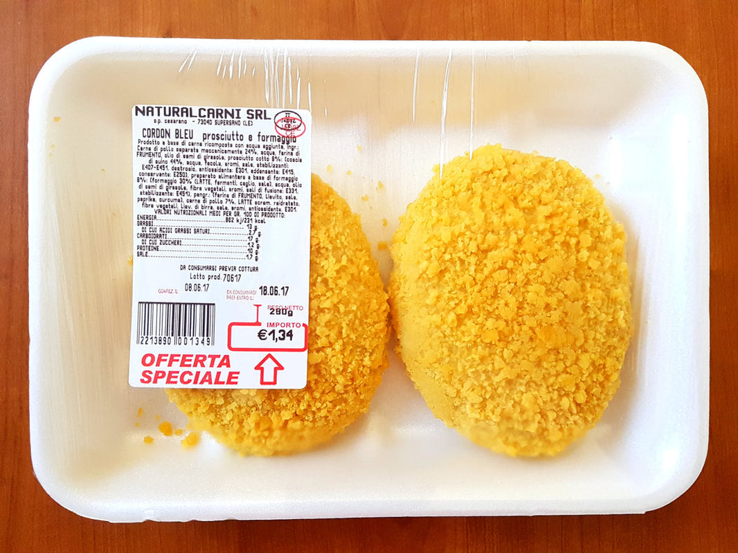VIANDES NATURELLES POULET CORDON BLEU GR.270