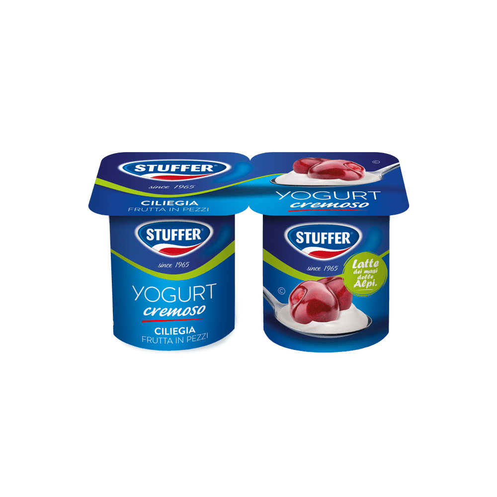 STUFFER YOGURT CREMOSO CILIEGIA GR.125 X2
