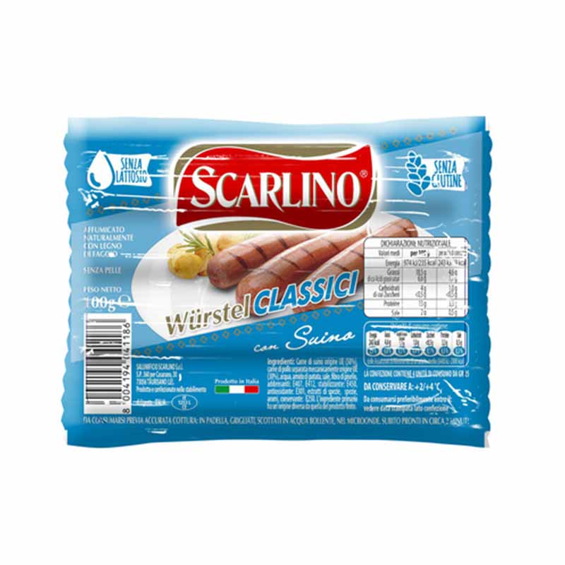 SCARLINO WURSTEL CLASSICO GR.100
