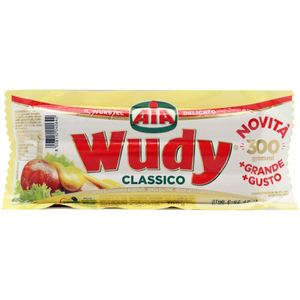 AIA WUDY WURSTEL POLLO & TACCHINO GR.300