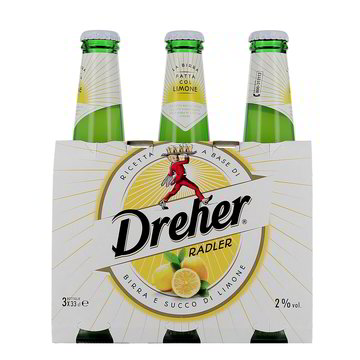 DREHER BIRRA RADLER LEMON CL.33 X3