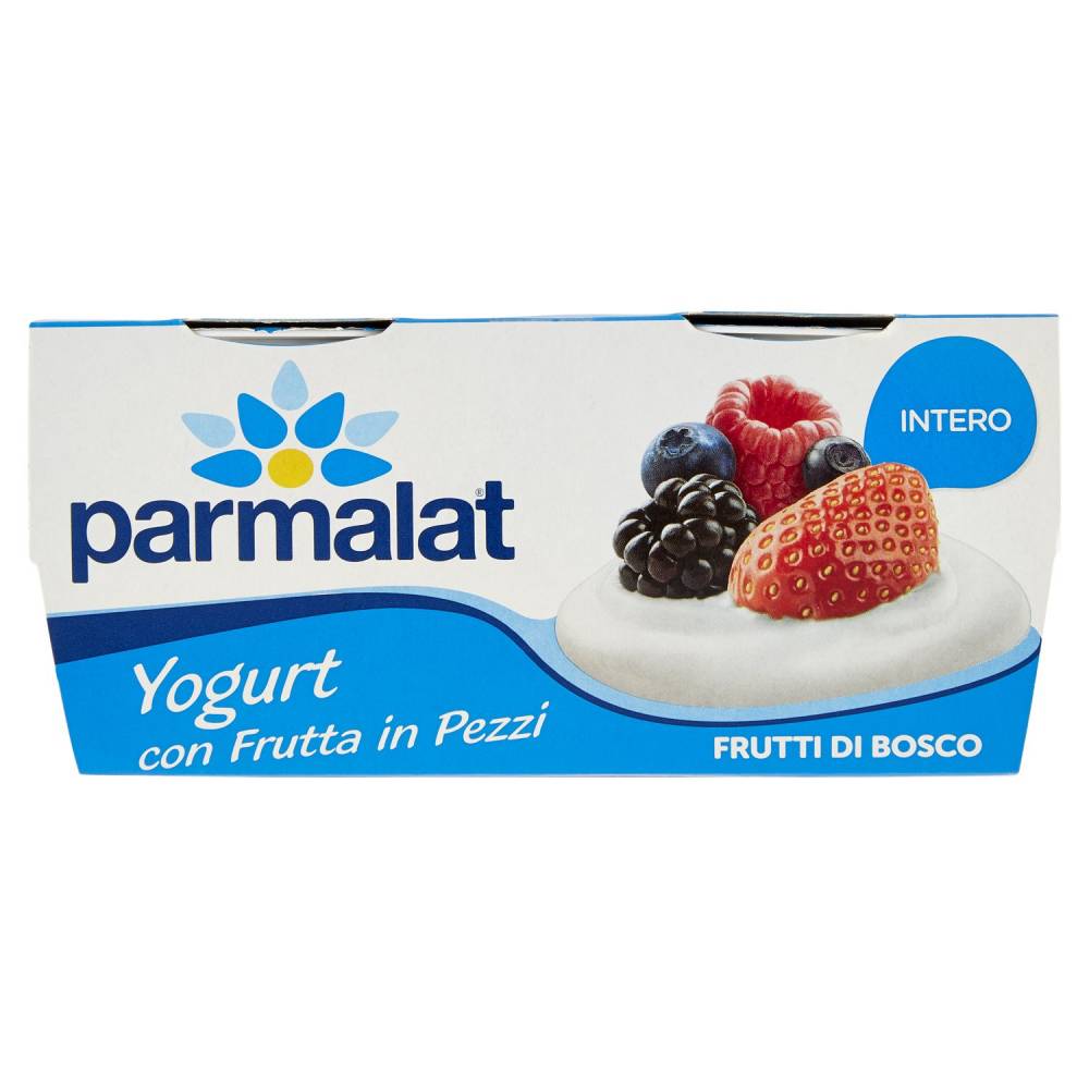 PARMALAT YOGURT INTERO FRUTTI DI BOSCO  GR.125 X2