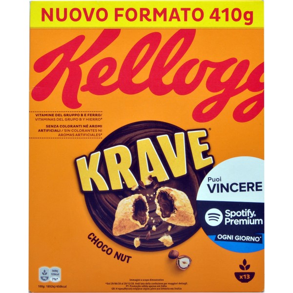 KELLOGG'S KRAVE CHOCO NUT GR.410