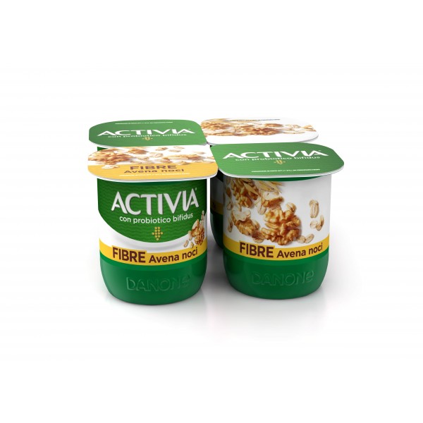 DANONE ACTIVIA FIBRE AVENA NOCI GR.125X4