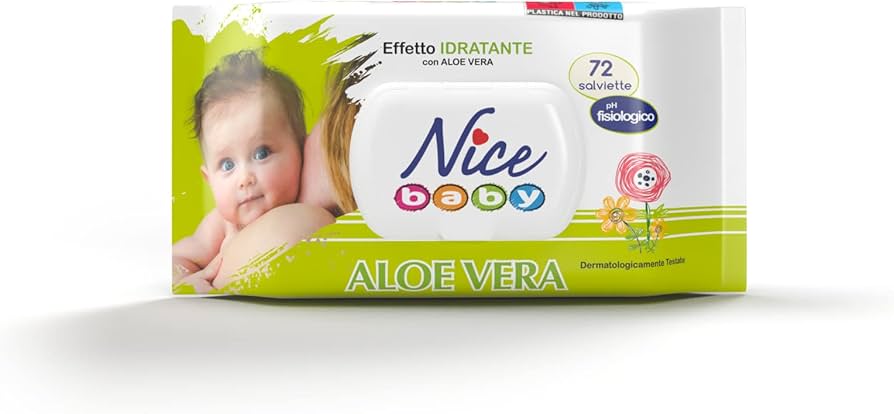 NICE SALVIETTE BABY ALOE VERA 72 SALVIETTE