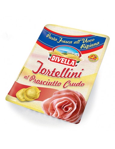 DIVELLA TORTELLINI AL PROSCIUTTO CRUDO  GR.250