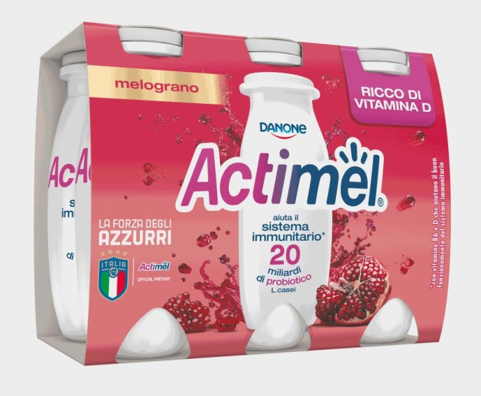DANONE ACTIMEL MELOGRANO 0.1% ML.100 X6