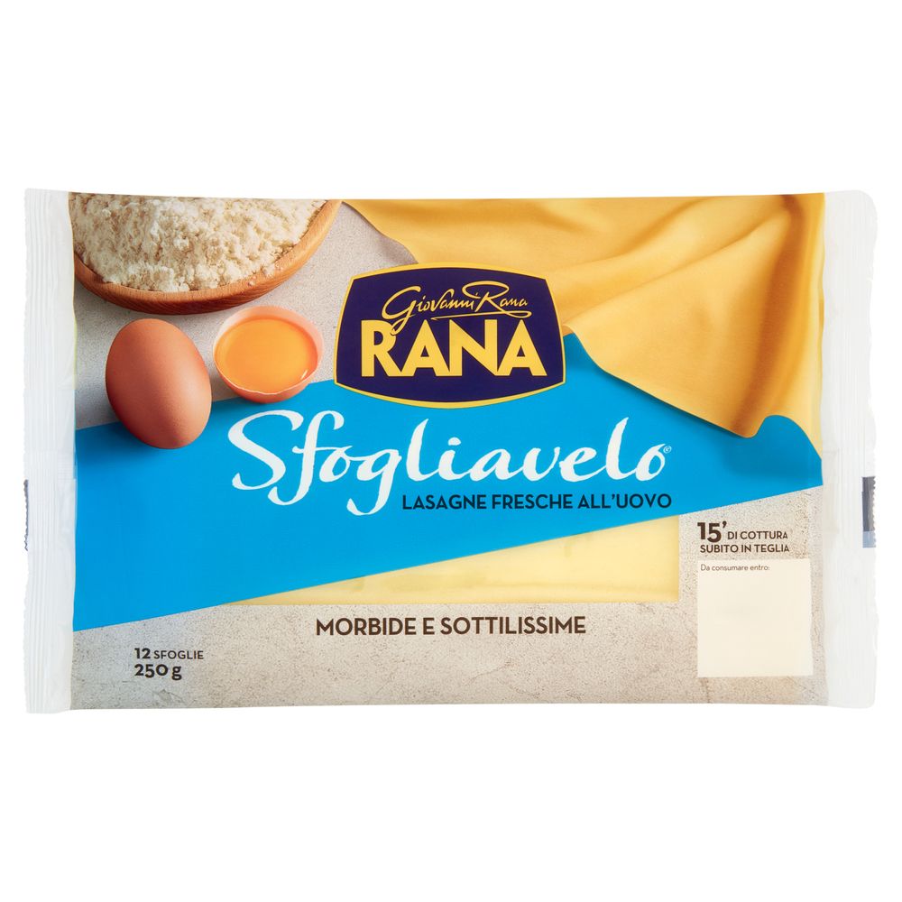 RANA SFOGLIAVELO LASAGNA UOVO GR.250
