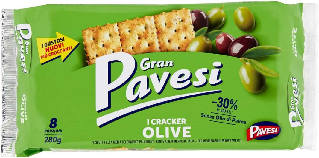 GRANPAVESI CRACKERS ALLE OLIVE GR.280