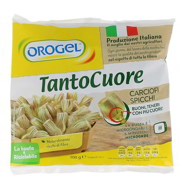 OROGEL CARCIOFI SPICCHI TANTOCUORE GR.300