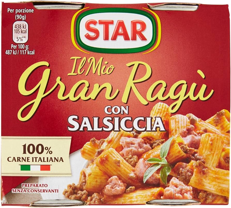 STAR GRANRAGU' CON SALSICCIA GR.180X2