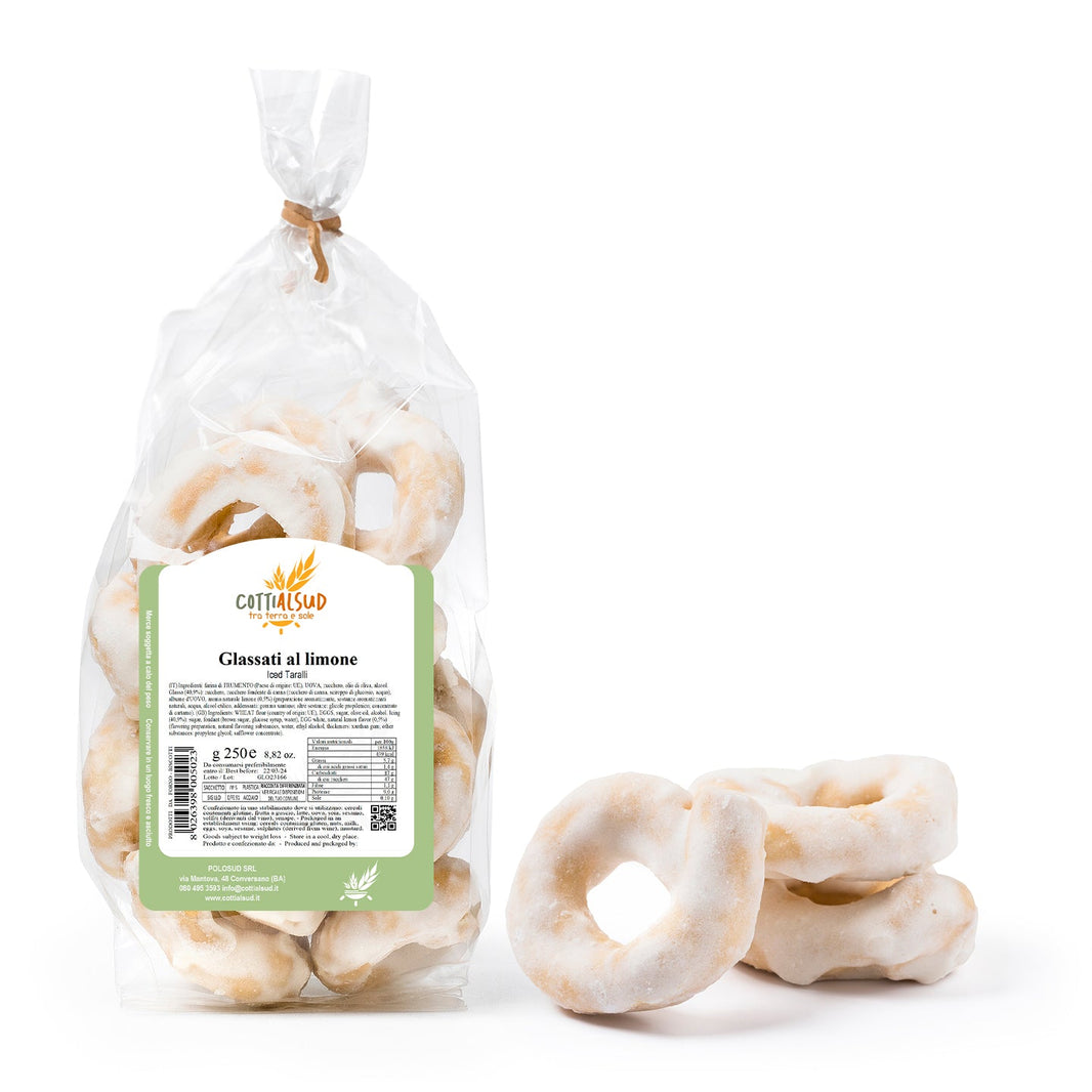EMMEFFE TARALLI GLASSATI AL LIMONE GR.300