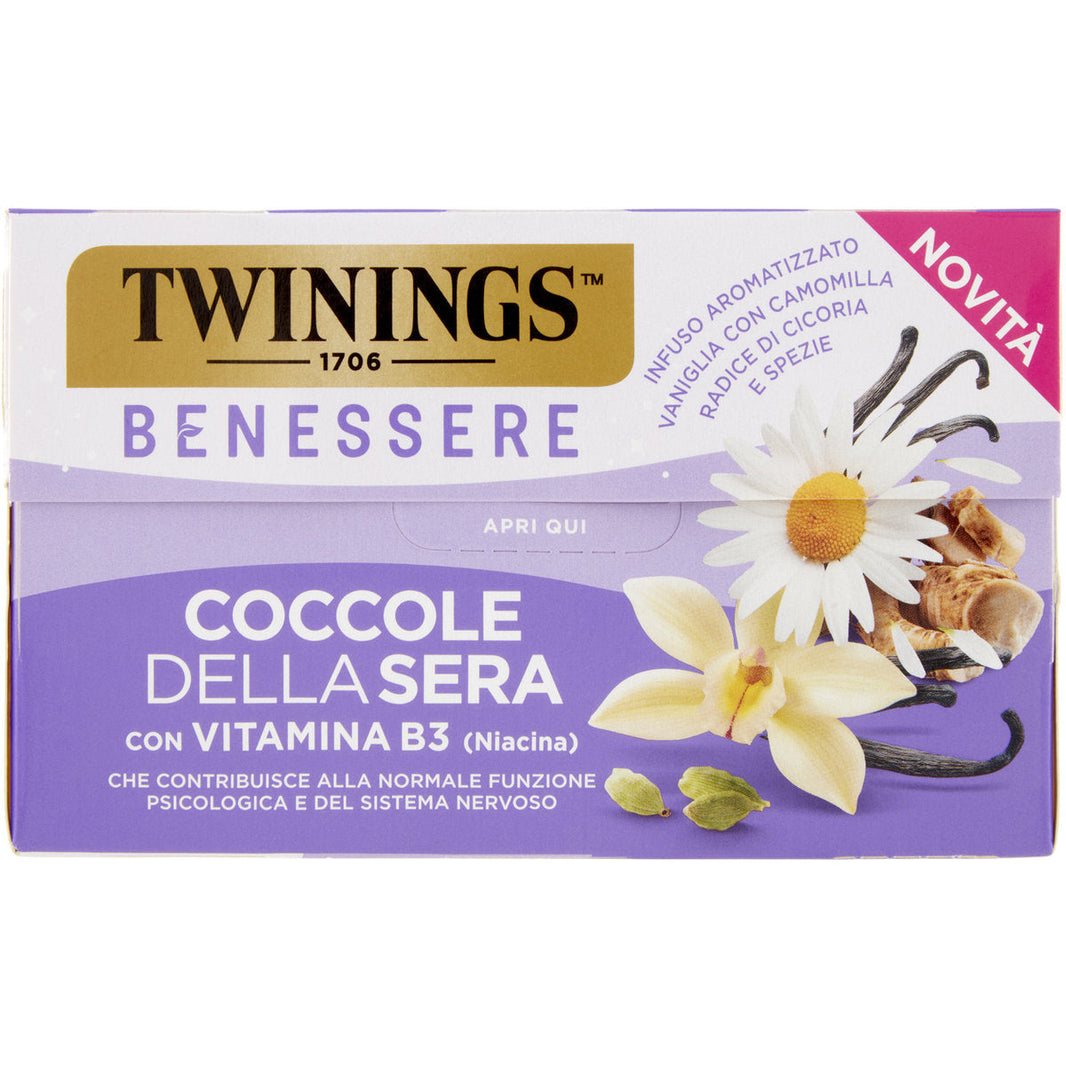 TWININGS BENESSERE COCCOLE DELLA SERA GR.27